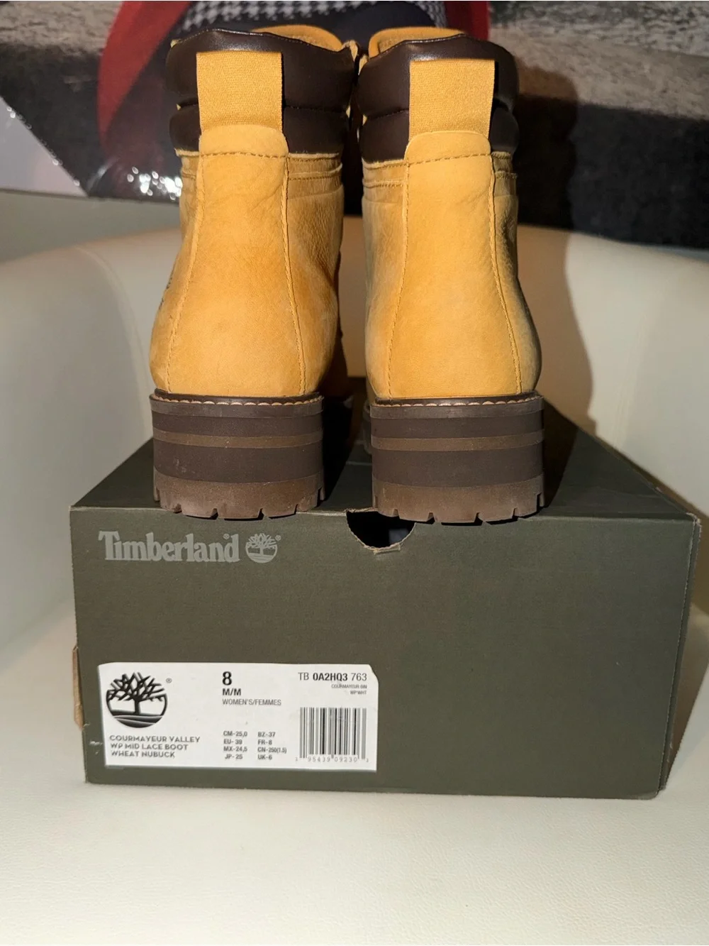 Timberland Classic Yellow Wheat Leather Boots